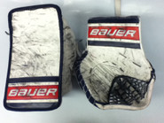 Bauer Totalone NXG Goalie Glove and Blocker MUNROE Springfield Falcons Pro stock AHL