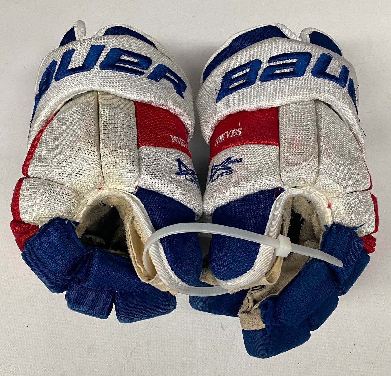 BAUER VAPOR 1X PRO CUSTOM PRO STOCK HOCKEY GLOVES 15