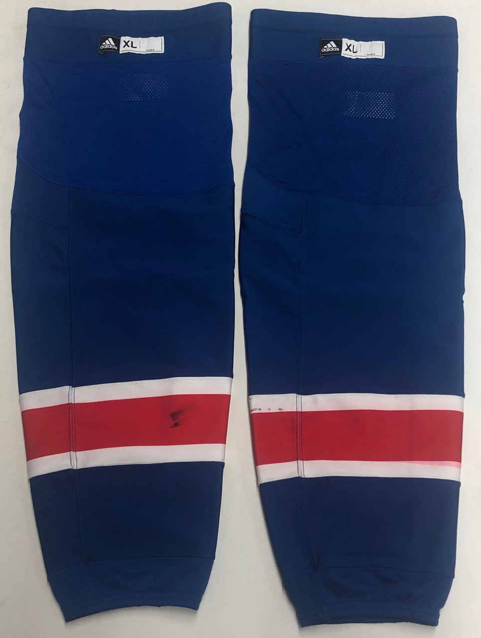 NEW Old Stock CCM Boys Ice Hockey Socks New York Rangers 2 Color Styles Avail 