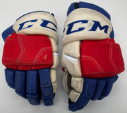 CCM HGQL Custom Hockey Gloves 14" AHL Pro Stock Wolfpack #14 Crawley