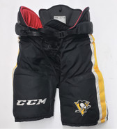 CCM HP45 Custom Pro Stock Hockey Pants Black Medium Penguins NHL