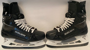 BAUER SUPREME ULTRA SONIC CUSTOM PRO STOCK ICE HOCKEY SKATES 9 D BLACKED OUT NEW