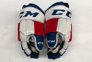 CCM HGTKPP Pro Stock Custom Hockey Gloves 14" Sanchez Used