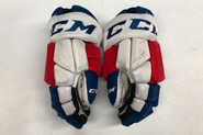 CCM HGTKPP Pro Stock Custom Hockey Gloves 14" Khodorenko Used