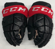 CCM HGP14 Pro Stock Custom Hockey Gloves 13" NU NCAA Used