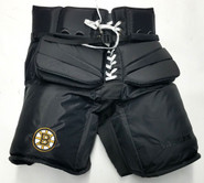  Vaughn Custom Pro Stock Hockey Goal Pants black Large NHL Bruins Halak New