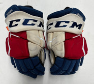  CCM Jetspeed Pro Stock Custom Hockey Gloves 14" SKINNER Used