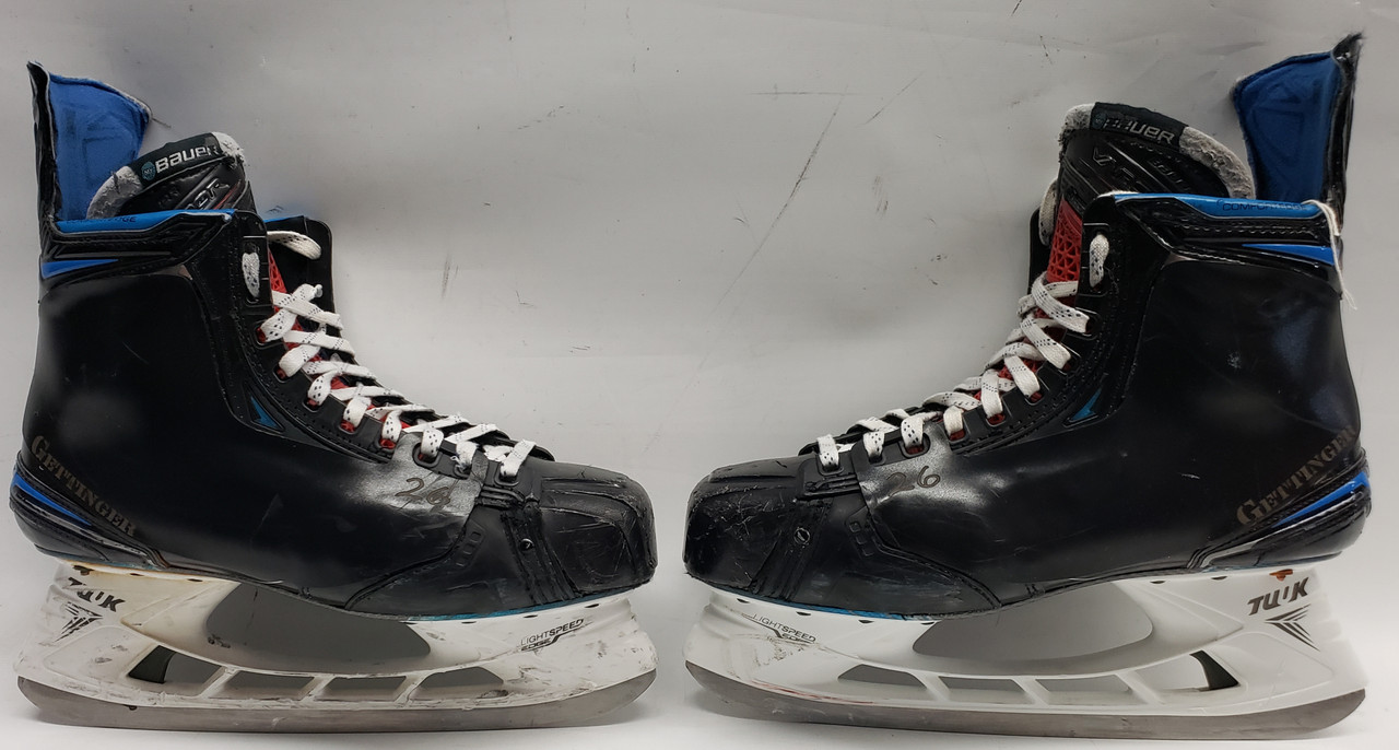 BAUER NEXUS 2N PRO CUSTOM PRO STOCK ICE HOCKEY SKATES 11 3/4 D Gettinger  USED - DK's Hockey Shop