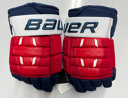 Bauer Pro Series Pro Stock Custom Hockey Gloves 14" Capitals  NHL 