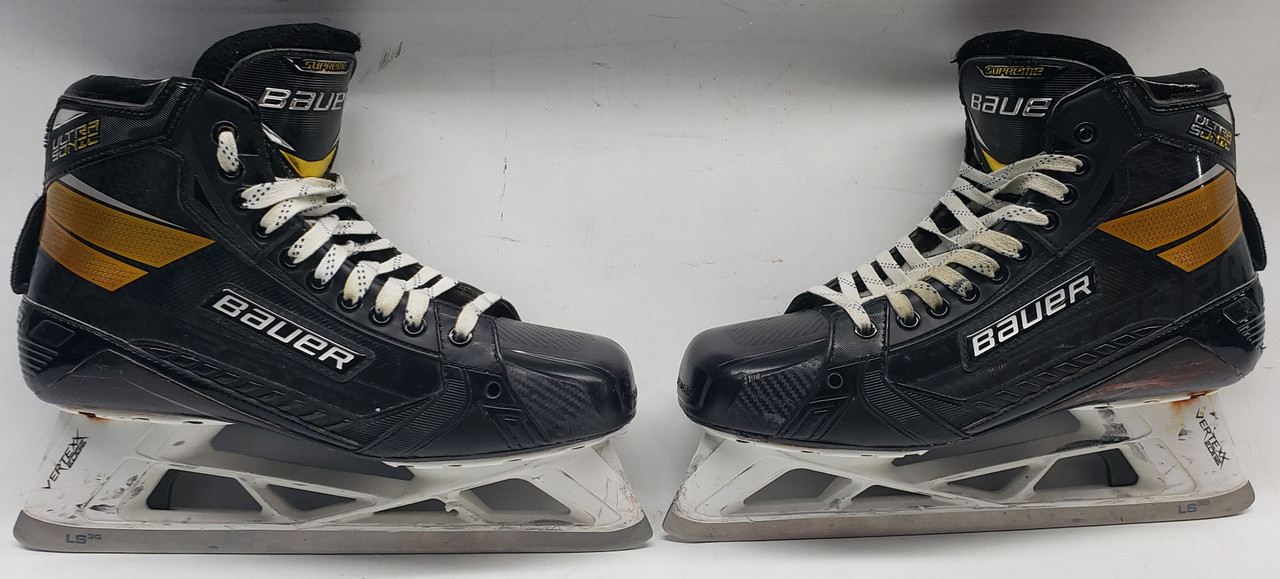 Bauer Supreme Ultra Sonic Custom Pro Stock Goalie Skates 11.5D Used - DK's  Hockey Shop