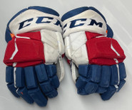 CCM Jetspeed Pro Stock Custom Hockey Gloves 13" #11 FRITZ  Used 