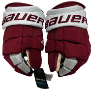 Bauer Supreme Ultrasonic Pro Stock Custom Hockey Gloves 14" Umass Amherst NEW