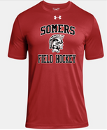 Somers Field Hockey Under Armour Short Sleeve Locker Tee Red Youth and Adult
