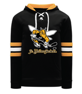 Jr Yellow Jackets Athletic Knit A1845 Sport Lace Hoodie 