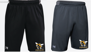 Jr Yellow Jackets Under Armour Mens Locker 9in Pocketed Shorts 