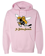 Jr Yellow Jackets Independent Trading Heavyweight Hooded Sweatshirt Adult PINK