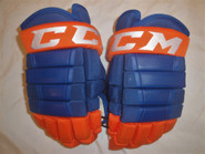 CCM HG97XP Pro Stock Hockey Gloves 14" Islanders AHL NHL #47 used
