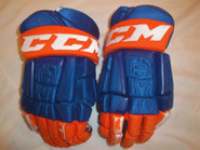 CCM HGCLPX Pro Stock Hockey Gloves 14" Islanders AHL NHL #36 Used