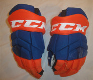 CCM HGTKXP Pro Stock Hockey Gloves 13" Islanders AHL NHL #13 used