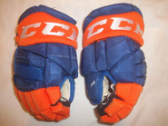 CCM HGJS JetSpeed Pro Stock Hockey Gloves 13" Islanders AHL NHL #6 used