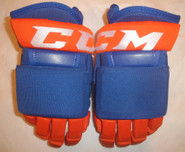 CCM HG97XP Pro Stock Hockey Gloves 14" Islanders AHL NHL #75 used
