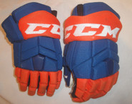 CCM HGTKXP Pro Stock Hockey Gloves 14" Islanders NHL AHL #36 used