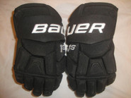  BAUER SUPREME 1S  PRO STOCK HOCKEY GLOVES BLACK 15" HEINEN BRUINS NHL USED