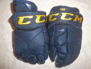 CCM HG 12 Pro Stock Hockey Gloves 13" Thunderbirds AHL TODD USED