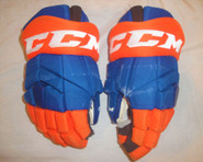 CCM HGTKXP Pro Stock Hockey Gloves 14" Islanders NHL AHL #48 Used