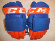 CCM HG97 Pro Stock Hockey Gloves 14" Islanders Game Used #51