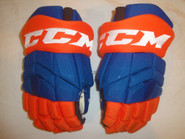 CCM HGTKXP Pro Stock Hockey Gloves 14" Islanders NHL AHL #15 used