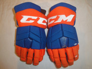 CCM HGTKXP Pro Stock Hockey Gloves 14" Islanders AHL NHL #36 Used