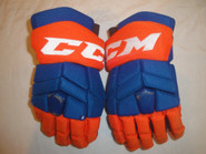 CCM HGTKXP Pro Stock Hockey Gloves 14" Islanders AHL NHL #21 Used