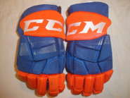 CCM HGQLXP Pro Stock Hockey Gloves 15" Islanders AHL NHL #18 Used .