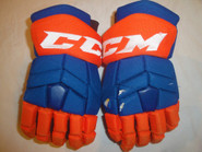 CCM HGTKXP Pro Stock Hockey Gloves 14" Islanders AHL NHL Used (2)