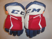 CCM JetSpeed Pro Stock Hockey Gloves 14" GETTINGER WolfPack AHL Used 