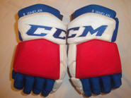 CCM HGTKPP Pro Stock Hockey Gloves 14" NY Rangers NHL Whelan Used 