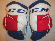 CCM HGJS Jetspeed Hockey Gloves 14" NHL Pro Stock WolfPack Jones Used 