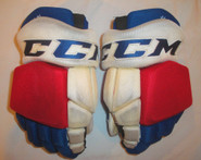 CCM HGTKPP Pro Stock Hockey Gloves 14" WolfPack Scanlin AHL Used (2)