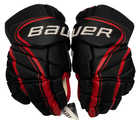 Bauer Vapor 1x Lite Pro Stock Custom Hockey Gloves 12" NU Huskies NEW -  DK's Hockey Shop