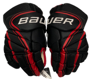 Bauer Vapor 1x Lite Pro Stock Custom Hockey Gloves 12" NU Huskies NEW