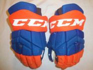 CCM HGTKXP Pro Stock Hockey Gloves 13" Islanders NHL AHL #10 used (2)