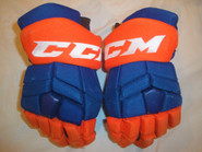 CCM HGTKXP Pro Stock Hockey Gloves 13" Islanders AHL NHL #24 Used 