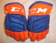 CCM HGJS JetSpeed Pro Stock Hockey Gloves 13" Islanders NHL AHL # 32used