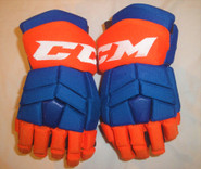 CCM HGTKXP Pro Stock Hockey Gloves 14" Islanders AHL NHL #41/27 Used