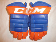 CCM HG97XP Pro Stock Hockey Gloves 14" Islanders AHL NHL #38 used