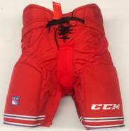 CCM HP35 Custom Pro Stock Hockey Pants Red Medium New York Rangers New