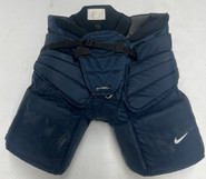 Nike Custom Pro Hockey Goalie Pants Medium Pro Stock Navy Blue Used