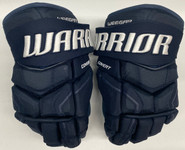 Warrior Covert QRE Pro Stock Custom Hockey Gloves 14" Navy Blue NHL Weeger
