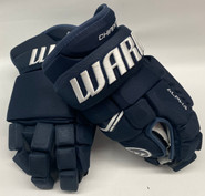 Warrior Alpha QX Pro Stock Custom Hockey Gloves 15" Navy Blue NHL ROT